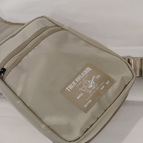 TRUE RELIGION Crossbody Bag Sling "YETA" TR101142 Breige BRAND-NEW w/tags β€οΈπ - Picture 3 of 14